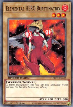 Elemental HERO Burstinatrix [SGX1-ENA02] Common | Card Merchant Takapuna