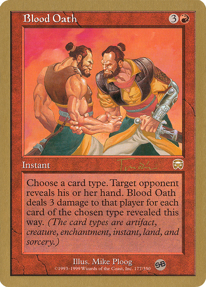 Blood Oath (Jan Tomcani) (SB) [World Championship Decks 2001] | Card Merchant Takapuna