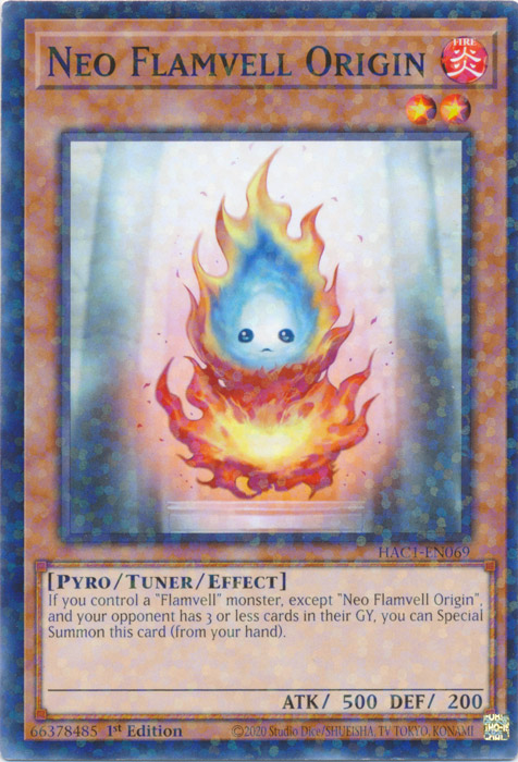 Neo Flamvell Origin (Duel Terminal) [HAC1-EN069] Common | Card Merchant Takapuna