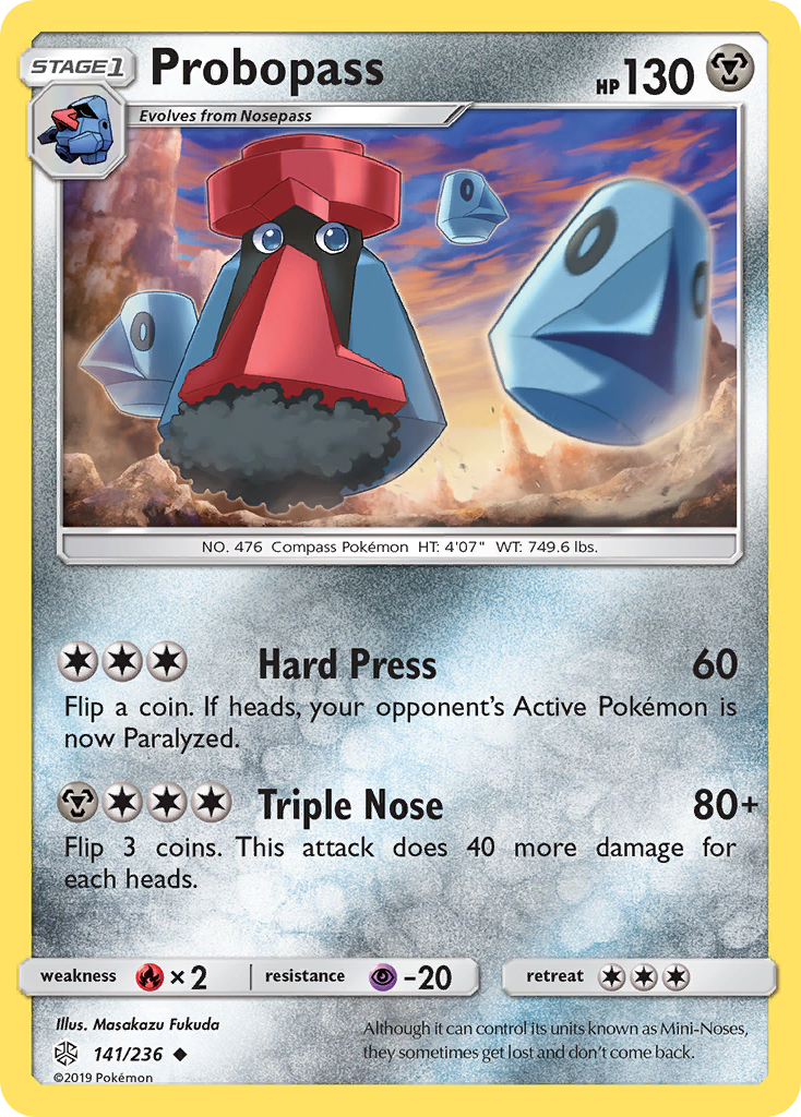 Probopass (141/236) [Sun & Moon: Cosmic Eclipse] | Card Merchant Takapuna