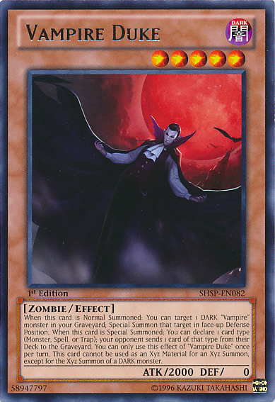 Vampire Duke [SHSP-EN082] Rare | Card Merchant Takapuna