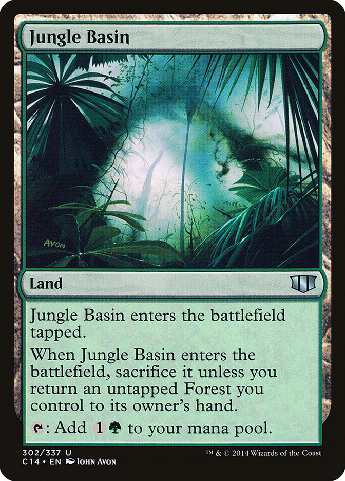 Jungle Basin [Commander 2014] | Card Merchant Takapuna