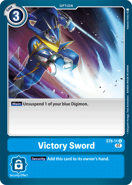 Victory Sword [ST8-11] [Starter Deck: Ulforce Veedramon] | Card Merchant Takapuna