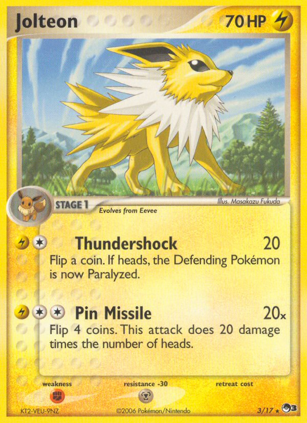 Jolteon (3/17) [POP Series 3] | Card Merchant Takapuna