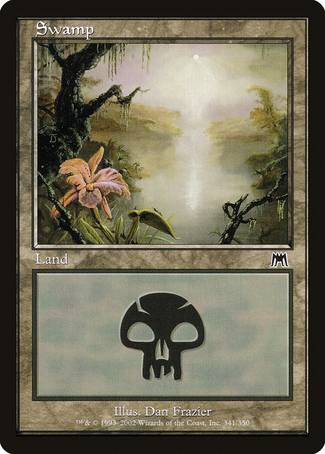 Swamp (341) [Onslaught] | Card Merchant Takapuna