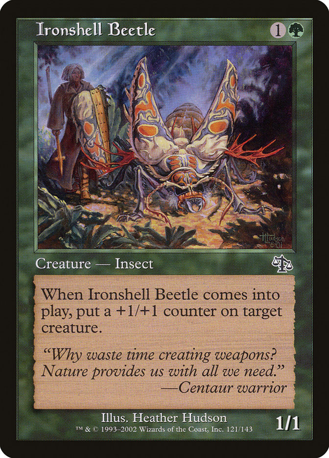 Ironshell Beetle [Judgment] | Card Merchant Takapuna