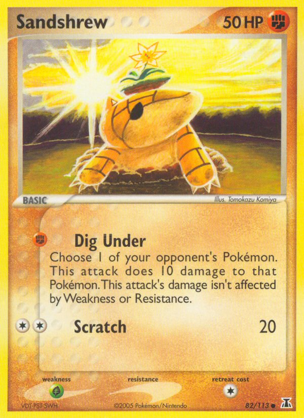 Sandshrew (82/113) [EX: Delta Species] | Card Merchant Takapuna