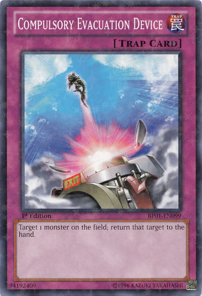 Compulsory Evacuation Device [BP01-EN099] Starfoil Rare | Card Merchant Takapuna