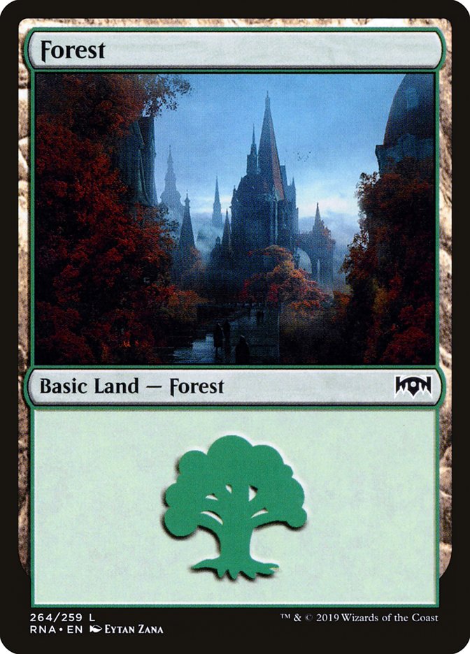 Forest (264) [Ravnica Allegiance] | Card Merchant Takapuna