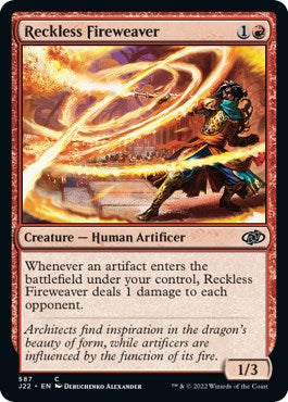 Reckless Fireweaver [Jumpstart 2022] | Card Merchant Takapuna