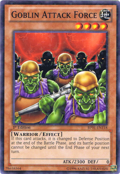 Goblin Attack Force [BP01-EN118] Starfoil Rare | Card Merchant Takapuna