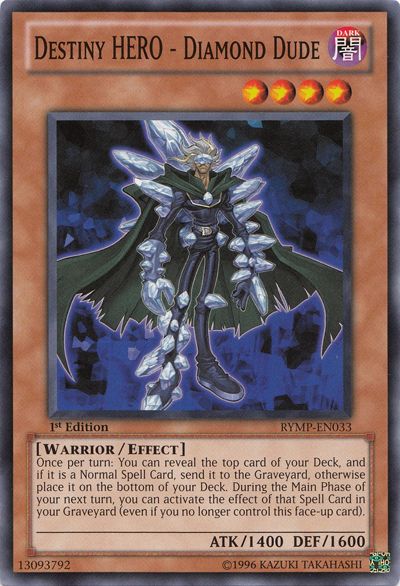 Destiny HERO - Diamond Dude [RYMP-EN033] Common | Card Merchant Takapuna