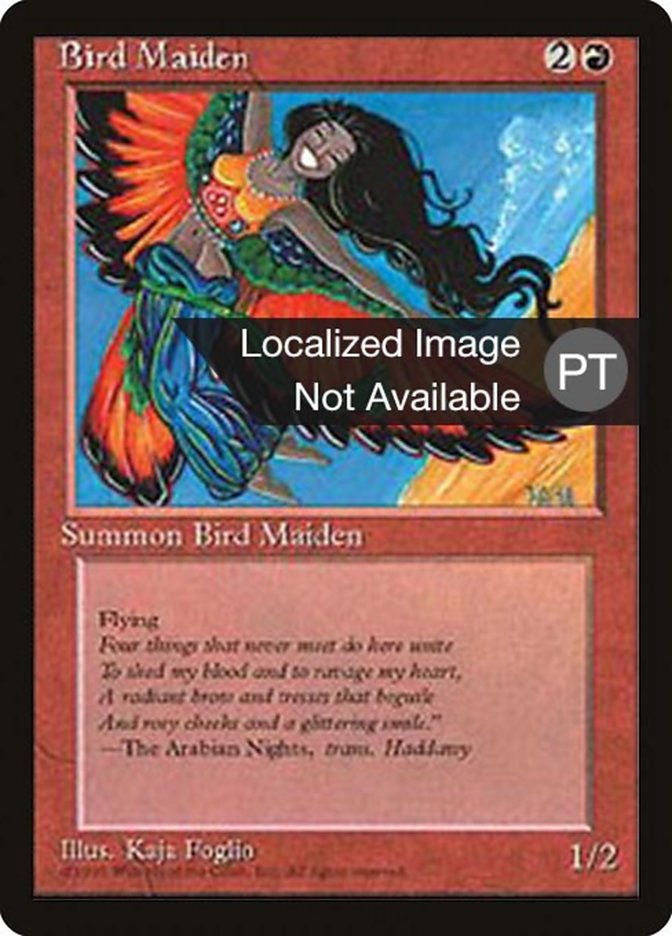 Bird Maiden [Fourth Edition (Foreign Black Border)] | Card Merchant Takapuna