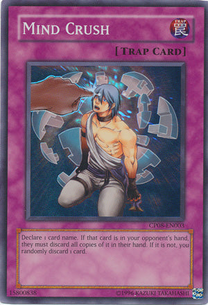 Mind Crush [CP08-EN003] Super Rare | Card Merchant Takapuna