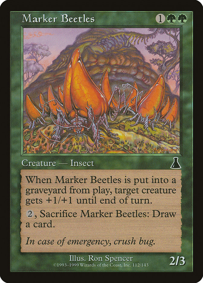 Marker Beetles [Urza's Destiny] | Card Merchant Takapuna