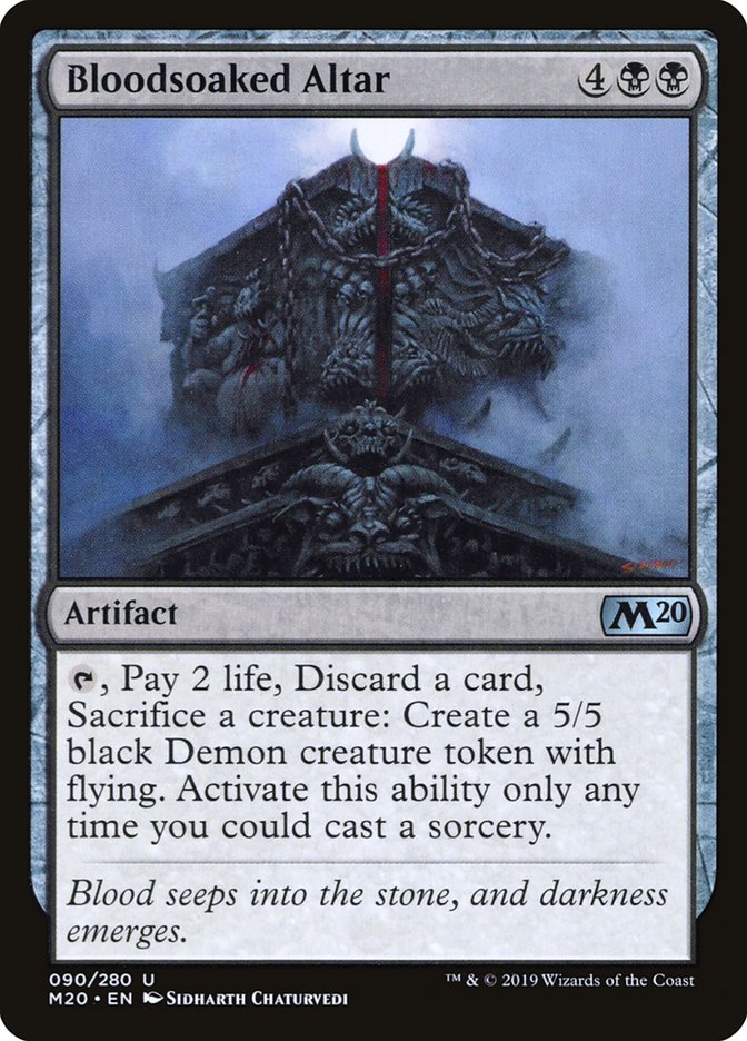 Bloodsoaked Altar [Core Set 2020] | Card Merchant Takapuna