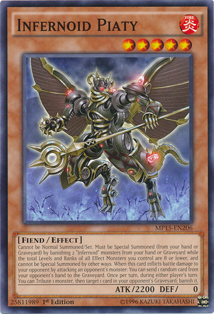 Infernoid Piaty [MP15-EN206] Common | Card Merchant Takapuna