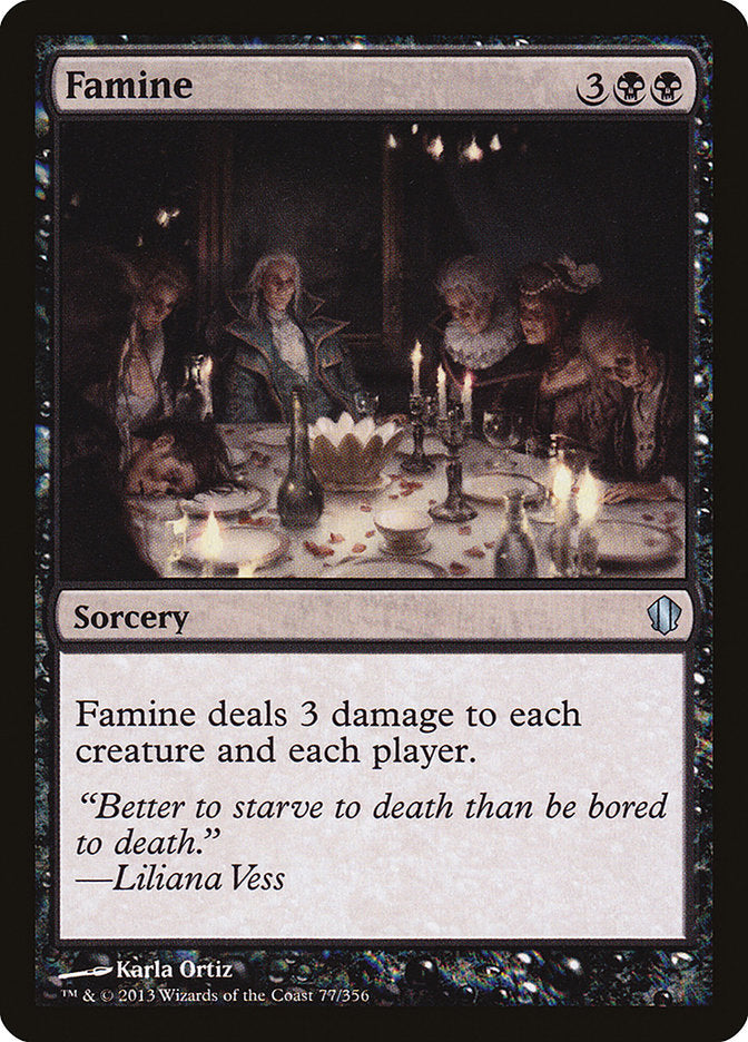 Famine [Commander 2013] | Card Merchant Takapuna