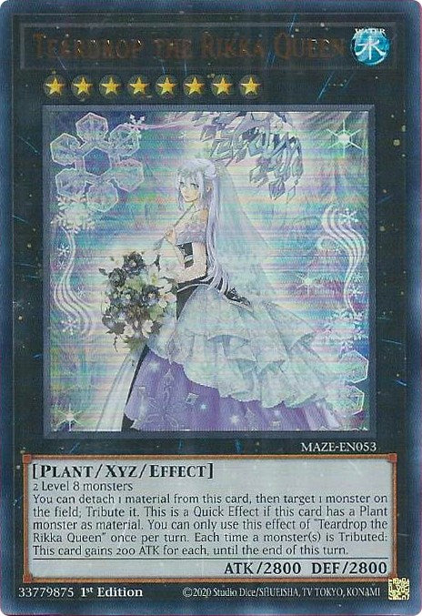 Teardrop the Rikka Queen [MAZE-EN053] Ultra Rare | Card Merchant Takapuna