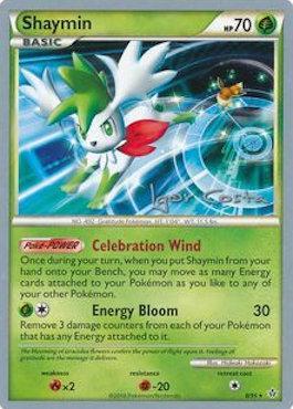 Shaymin (8/95) (Pesadelo Prism - Igor Costa) [World Championships 2012] | Card Merchant Takapuna