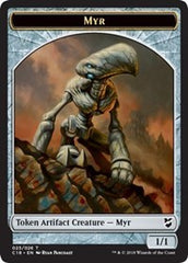 Myr (023) // Thopter (025) Double-Sided Token [Commander 2018 Tokens] | Card Merchant Takapuna