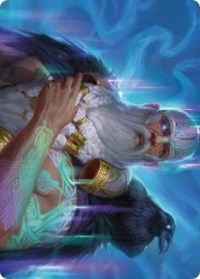 Alrund, God of the Cosmos Art Card [Kaldheim Art Series] | Card Merchant Takapuna