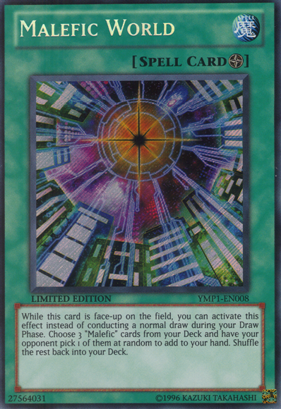 Malefic World [YMP1-EN008] Secret Rare | Card Merchant Takapuna