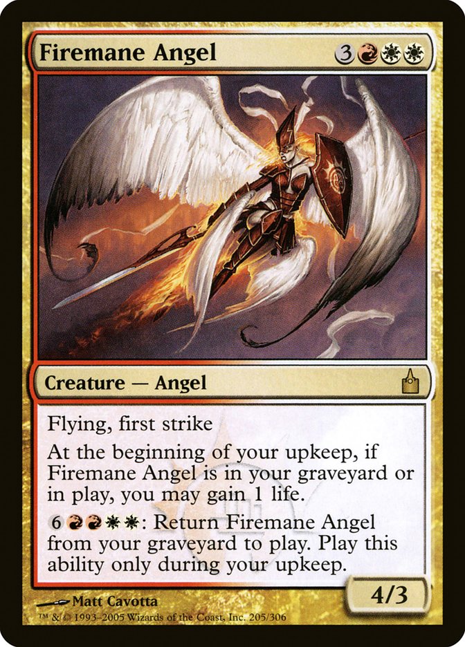 Firemane Angel [Ravnica: City of Guilds] | Card Merchant Takapuna