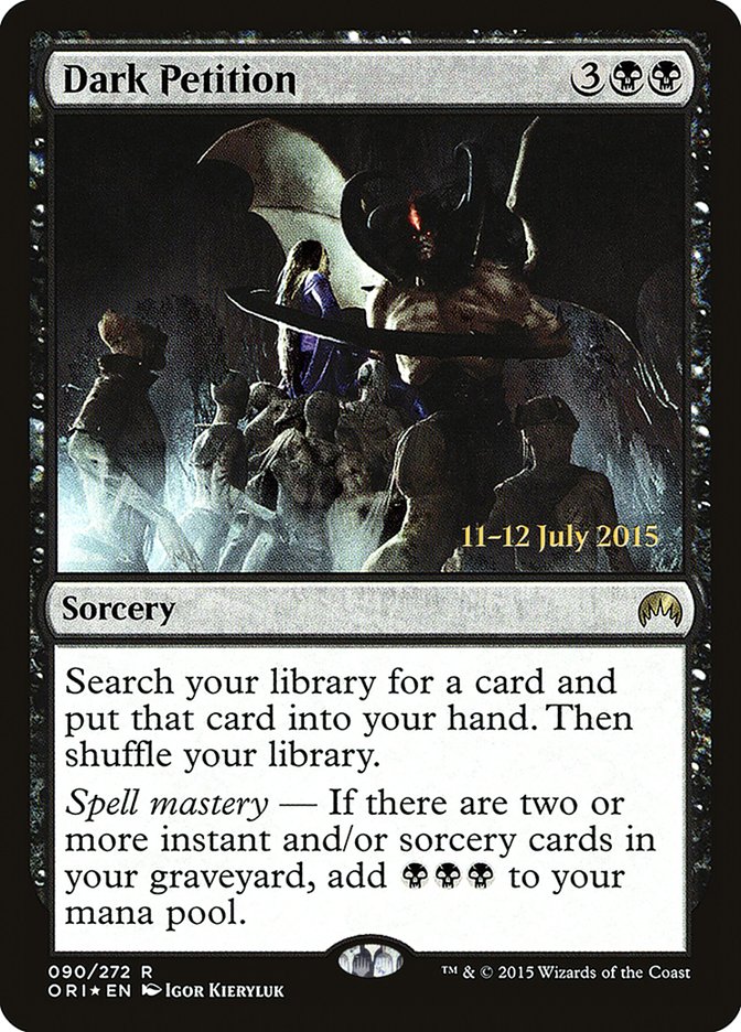 Dark Petition [Magic Origins Prerelease Promos] | Card Merchant Takapuna