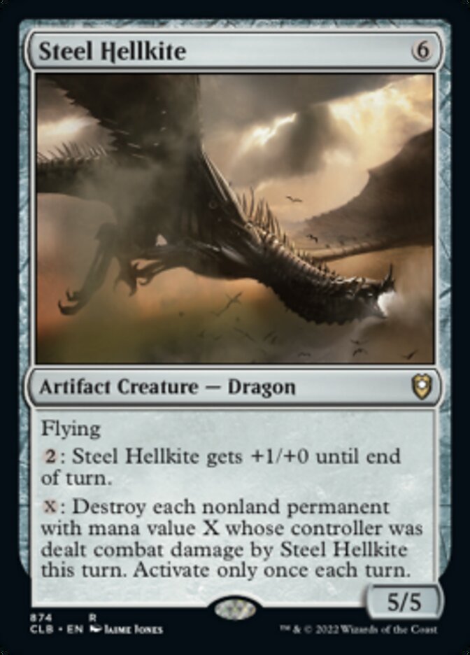 Steel Hellkite [Commander Legends: Battle for Baldur's Gate] | Card Merchant Takapuna