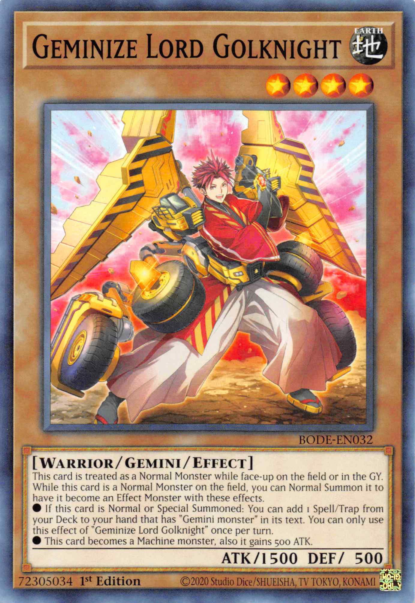 Geminize Lord Golknight [BODE-EN032] Common | Card Merchant Takapuna