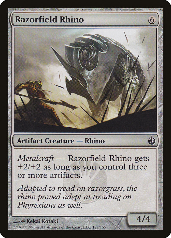 Razorfield Rhino [Mirrodin Besieged] | Card Merchant Takapuna