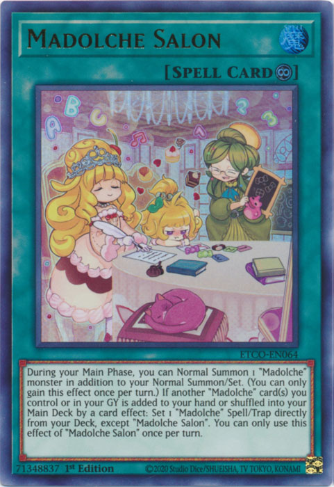 Madolche Salon [ETCO-EN064] Ultra Rare | Card Merchant Takapuna