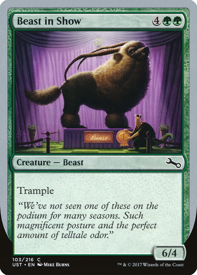 Beast in Show ("We've not seen one...") [Unstable] | Card Merchant Takapuna