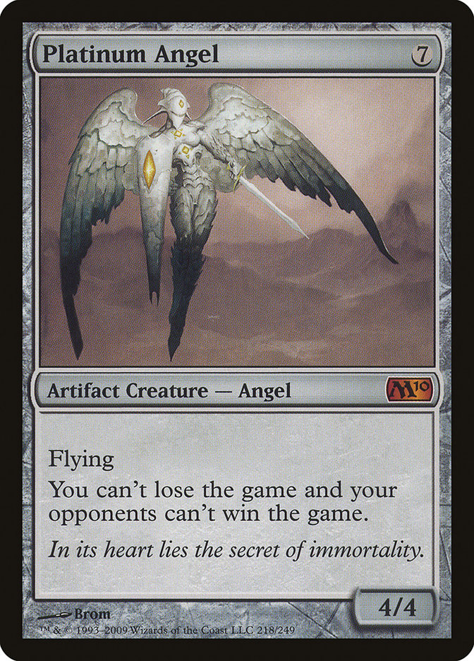 Platinum Angel [Magic 2010] | Card Merchant Takapuna