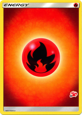 Fire Energy (Charizard Stamp #29) [Battle Academy 2020] | Card Merchant Takapuna