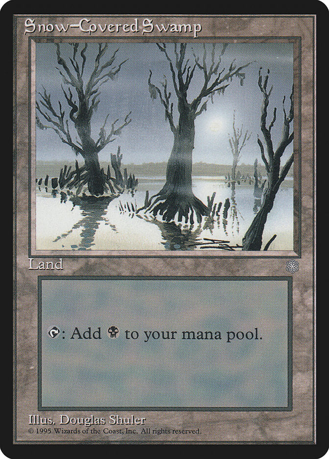 Snow-Covered Swamp [Ice Age] | Card Merchant Takapuna