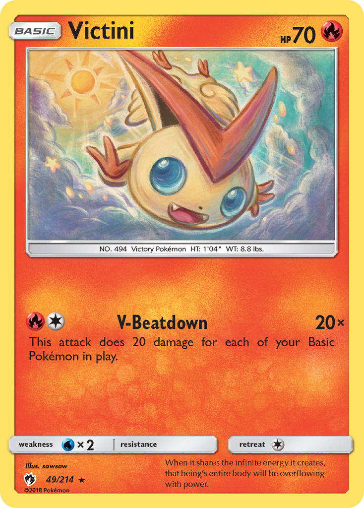 Victini (49/214) [Sun & Moon: Lost Thunder] | Card Merchant Takapuna