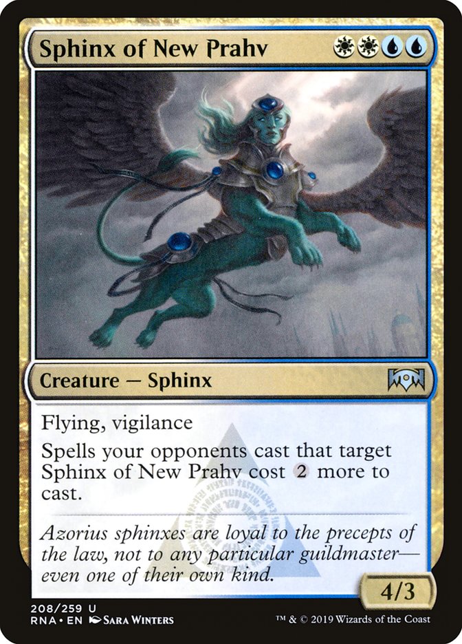 Sphinx of New Prahv [Ravnica Allegiance] | Card Merchant Takapuna