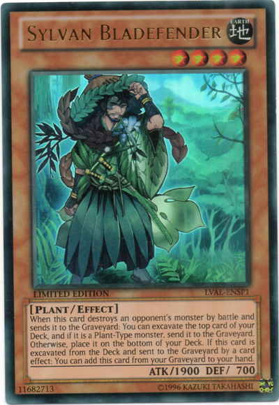 Sylvan Bladefender [LVAL-ENSP1] Ultra Rare | Card Merchant Takapuna