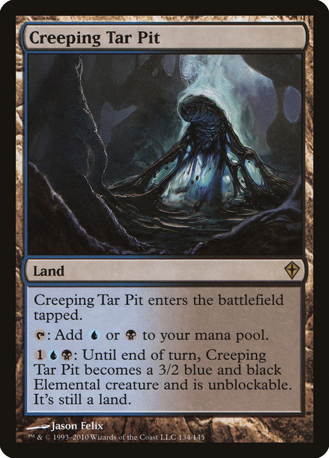 Creeping Tar Pit [Worldwake] | Card Merchant Takapuna