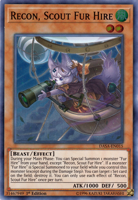 Recon, Scout Fur Hire [DASA-EN015] Super Rare | Card Merchant Takapuna