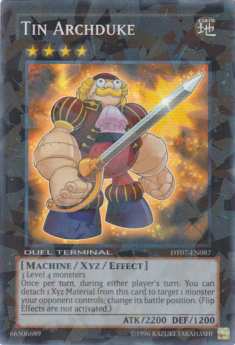 Tin Archduke [DT07-EN087] Super Rare | Card Merchant Takapuna