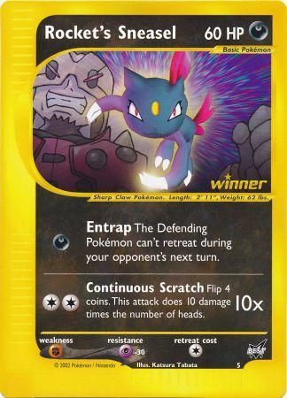 Rocket's Sneasel (5) (Jumbo Card) [Best of Promos] | Card Merchant Takapuna