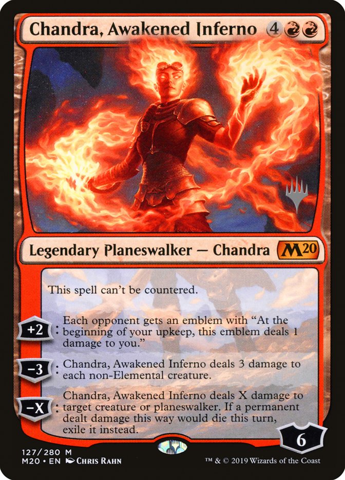 Chandra, Awakened Inferno (Promo Pack) [Core Set 2020 Promos] | Card Merchant Takapuna