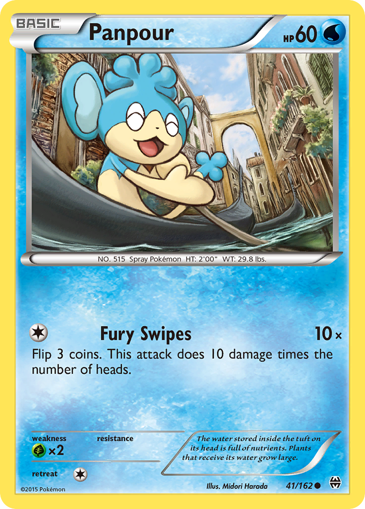 Panpour (41/162) [XY: BREAKthrough] | Card Merchant Takapuna