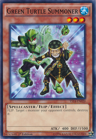 Green Turtle Summoner [YS14-EN020] Common | Card Merchant Takapuna