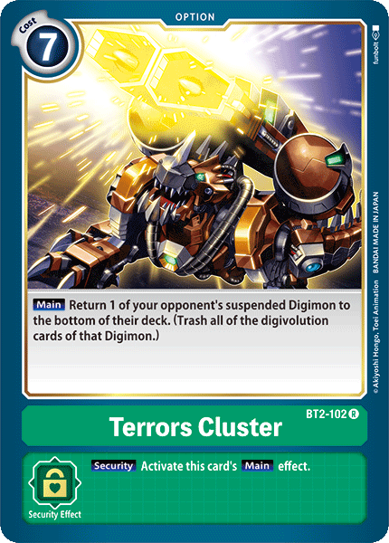 Terrors Cluster [BT2-102] [Release Special Booster Ver.1.0] | Card Merchant Takapuna