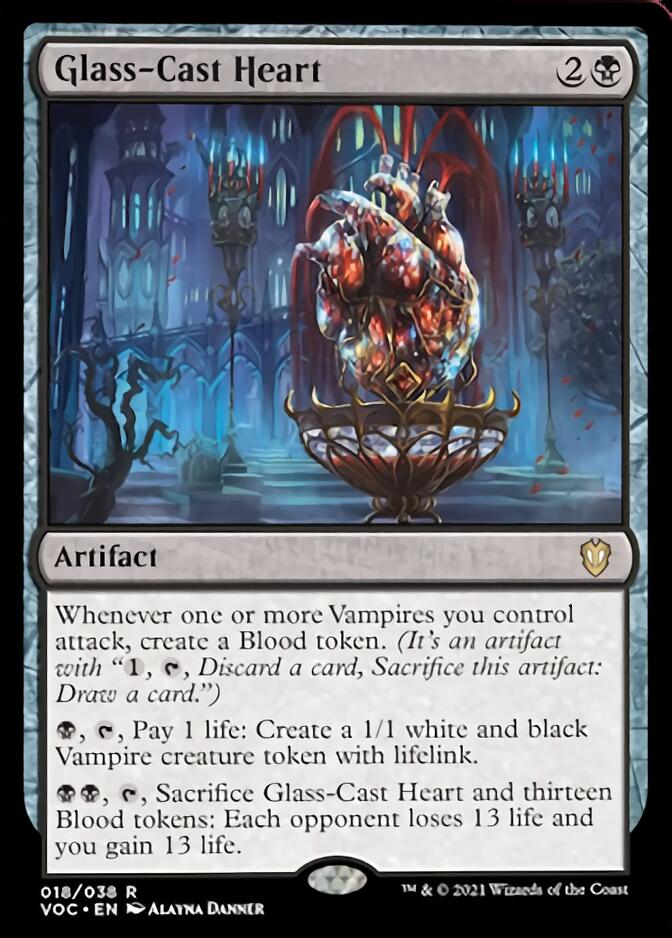 Glass-Cast Heart [Innistrad: Crimson Vow Commander] | Card Merchant Takapuna