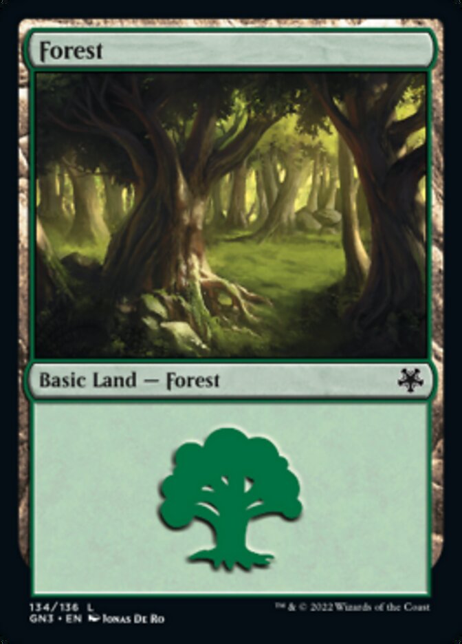 Forest (134) [Game Night: Free-for-All] | Card Merchant Takapuna